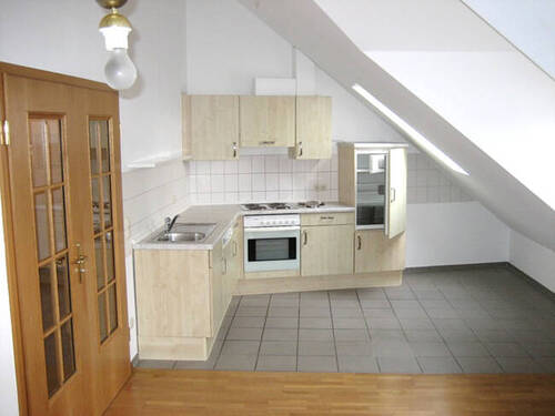 Küche - Wohnen - 2 Zimmer Etagenwohnung in Schondorf