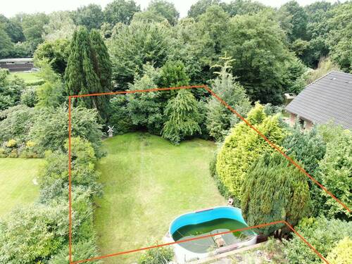 Grundstück markiert - Traumhaftes Grundstück für ein Einfamilienhaus in Hamburg-Poppenbüttel