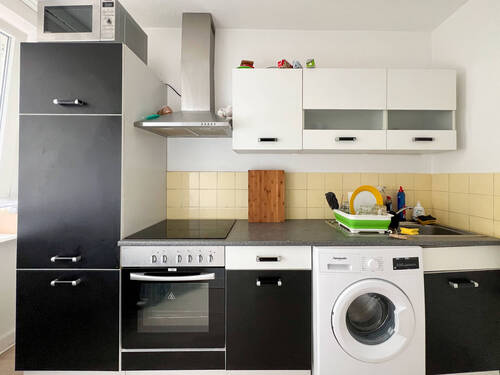 Einbauküche mit Fenster - 