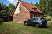 Blick vom Weg zum Haus - 