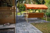 Blick zur Garage - 