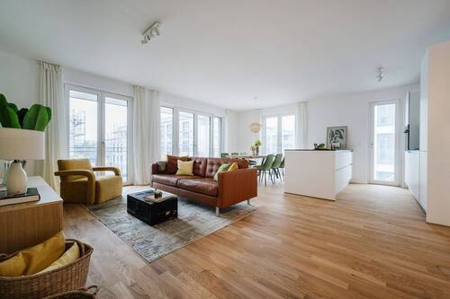 Wohn- & Essbereich - 4-Zimmer-Neubauwohnung mit herrlicher ca. 20 m² Terrasse
