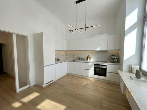 Küche visualisiert - 4 Zimmer Etagenwohnung zum Kaufen in München