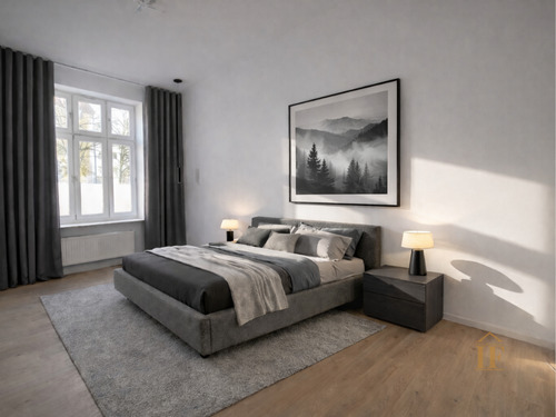 Schlafzimmer visualisiert - Etagenwohnung mit 125,00 m&sup2; in München zum Kaufen