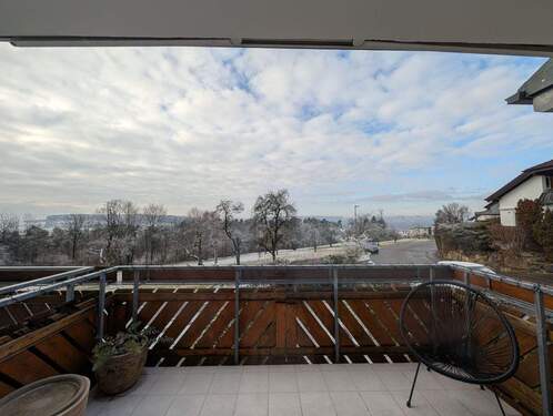 Balkon mit Aussicht - Doppelhaushälfte mit 140,00 m&sup2; in Neckartenzlingen zur Miete