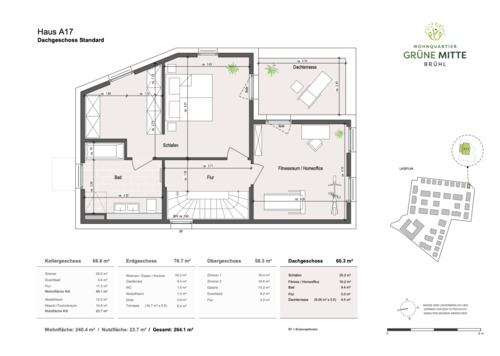 Haus 17 - Dachgeschoß - 