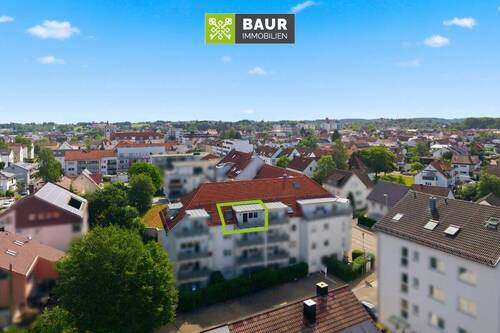 Luftbild - Etagenwohnung mit 59,00 m&sup2; in Senden zum Kaufen