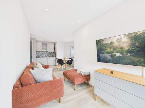 Ansicht Wohnbereich mit Küche - 