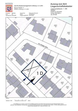 Oberursel Steinstraße 1 Grundstück 01 Lageplan 2 - 