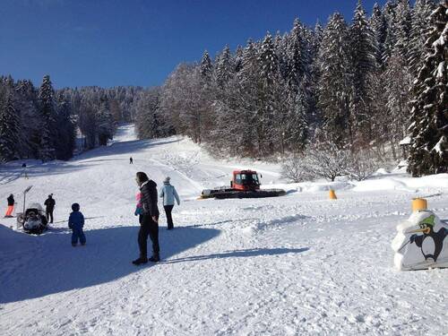 Skilift und Langlaufloipen - 