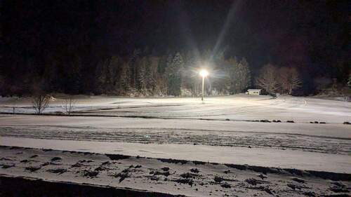 Skiloipe nachtbeleuchtet - 