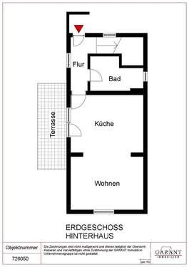 Erdgeschoss Hinterhaus - 