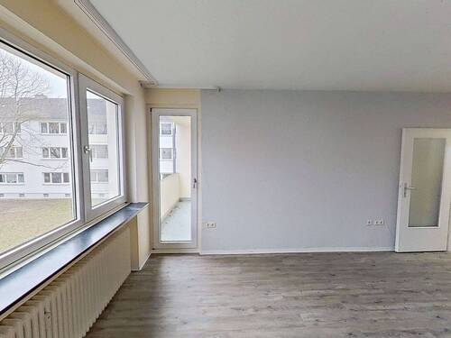 Ansicht II: Wohn- und Esszimmer - 3 Zimmer Etagenwohnung zur Miete in Paderborn
