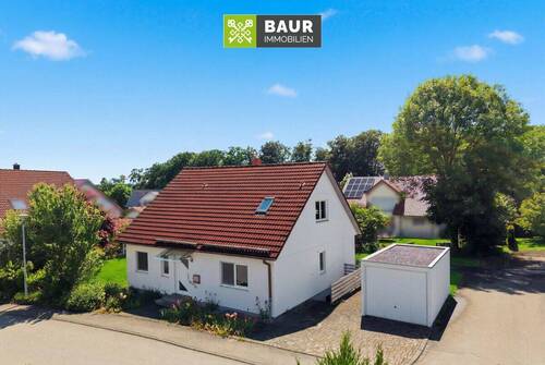Luftaufnahme - 3 Zimmer Einfamilienhaus in Ingoldingen