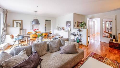 Wohn/Esszimmer - Etagenwohnung mit 118,00 m² in München zum Kaufen