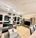 Helles geräumiges Wohnzimmer - 3 Zimmer Etagenwohnung zum Kaufen in Teningen
