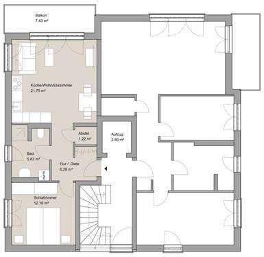 Obergeschoss - LINKS - 