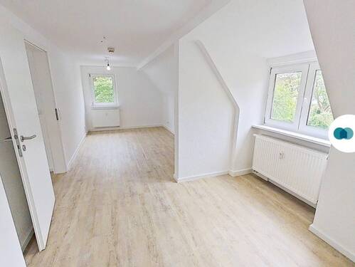 Ansicht IV: Wohnzimmer - 2 Zimmer Etagenwohnung zur Miete in Erlenbach am Main