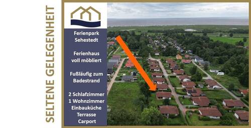 Hauptbild - Nordsee-Traum am Jadebusen - Ferienhaus mit Top-Lage direkt am Deich zur Vermietung und Eigennutzung