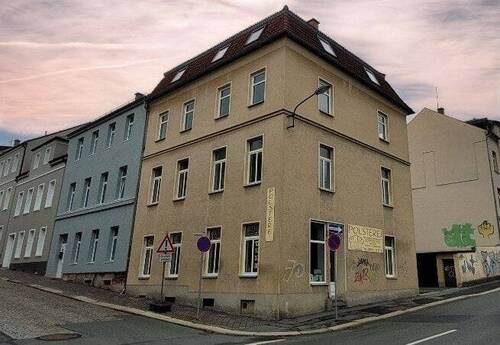 Straßenansicht - 1 Zimmer Mehrfamilienhaus, Wohnhaus zum Kaufen in Plauen