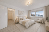 Schlafzimmer - Komfortable 2-Zimmer-Wohnung mit Aufzug, Loggia und Tiefgaragenstellplatz