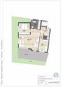 Grundriss mit Gartenanteil - 