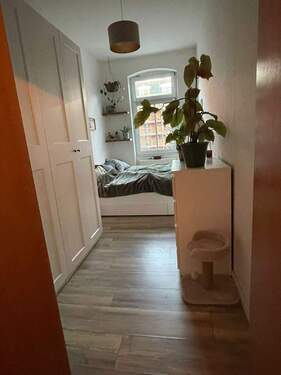 Blick ins Schlafzimmer - 