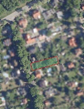 Luftbild - Kurzfristig bebaubar - Baugrundstück in zentraler Lage in Falkensee