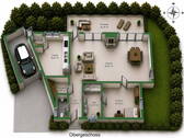 3D Grundriss OG - 