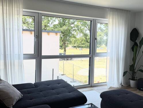 Beispiel Fensterfront 2. Ebene - Doppelhaushälfte mit 165,00 m&sup2; in Massing zum Kaufen