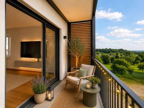 Balkon mit Staging - 