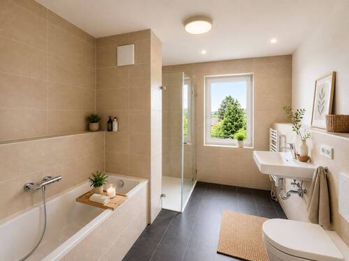 Badezimmer mit Staging - 