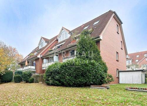 Außenansicht - 2-Zimmer-Erdgeschoss-Wohnung mit Gartennutzung in ruhiger Sackgassenlage von Schenefeld