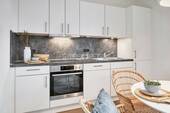 Küche Musterwohnung - 4 Zimmer Etagenwohnung zur Miete in Schwerin