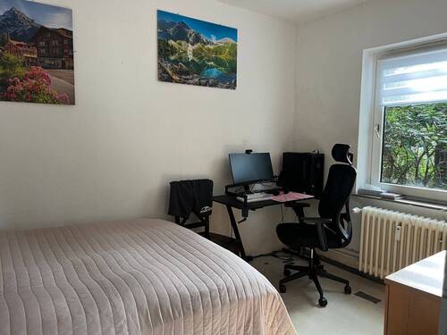 Schlafzimmer - 1 Zimmer Etagenwohnung in Hamburg