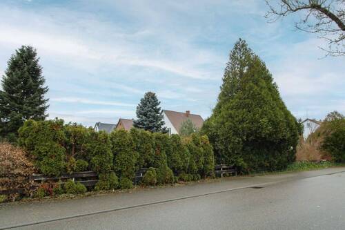 Außenansicht_Straße - Grundstück in Stutensee zum Kaufen