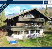 Unterwössen - Herrlich gelegene Erdgeschoss & Souterrainwohnung mit großem Gartenanteil und TG