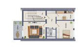 Grundriss 1. - 3. Obergeschoss - 
