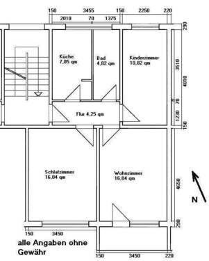 Bild 2 - 3 Zimmer Etagenwohnung zur Miete in Braunsbedra OT Frankleben