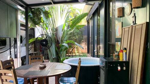 Terrasse mit Whirlpool - 