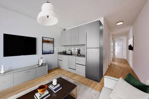 Küche (Beispiel) - 1 Zimmer Etagenwohnung in Hamburg