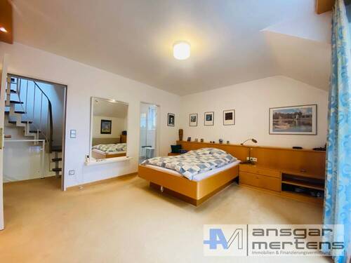 Schlafzimmer mit Bad en Suite - 