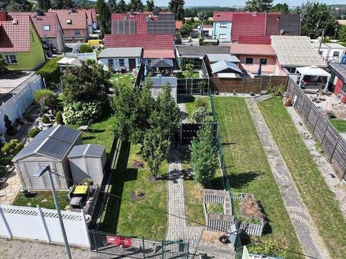 Luftaufnahme - Einfamilienhaus mit 95,00 m&sup2; in Gotha zum Kaufen