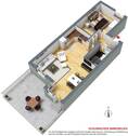 Grundriss der Wohnung - 