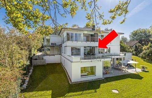 Gartenansicht - 4 Zimmer Etagenwohnung in Glücksburg