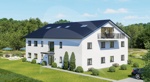 Bild 1 - Neubau mit KFW40QNG: Hochwertige 2-Zimmer-Wohnung in DonaustaufSulzbach