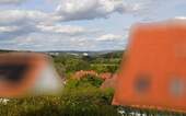 Aussicht - Blick aus dem ersten Stock Richtung Bayreuth - 