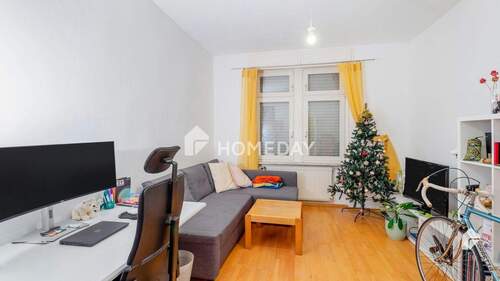 Wohnzimmer 1 - Etagenwohnung mit 62,00 m&sup2; in Darmstadt zum Kaufen