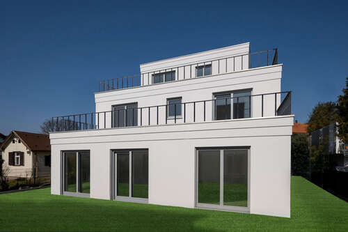 Teil_Visualisierung mit aktuellem Baufortschritt - Etagenwohnung mit 114,20 m² in München zum Kaufen