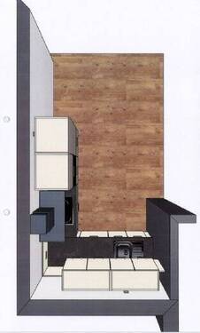 Küche B02 - 3 Zimmer Terrassenwohnung in Nürnberg